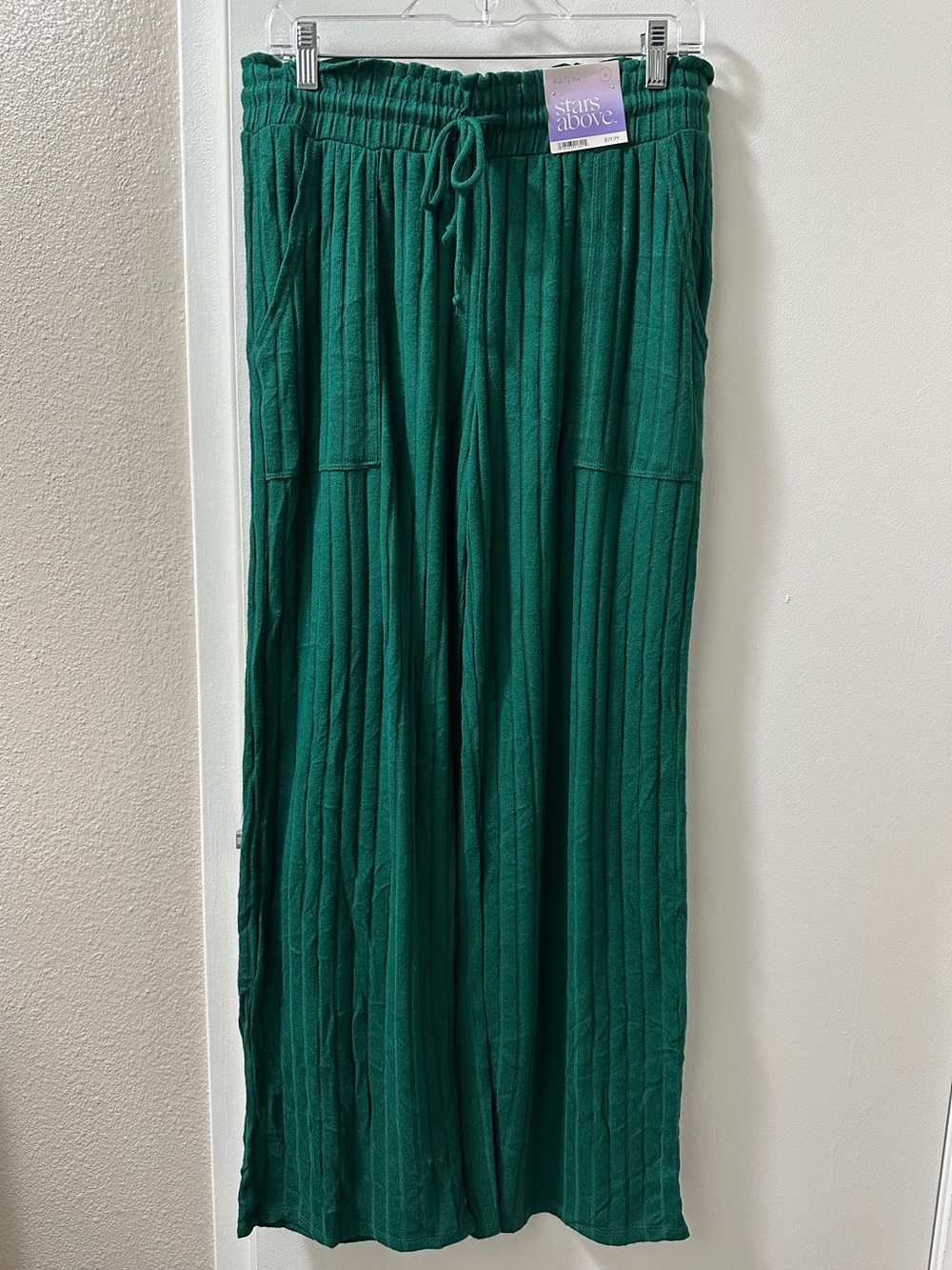 stars above Deep Teal Wide-Leg Knit Pants